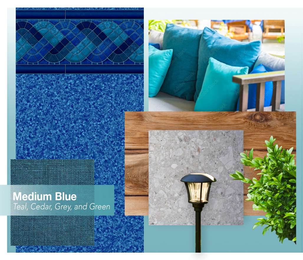 Medium Blue Pallet Sample Medium Blue Pallet Sample