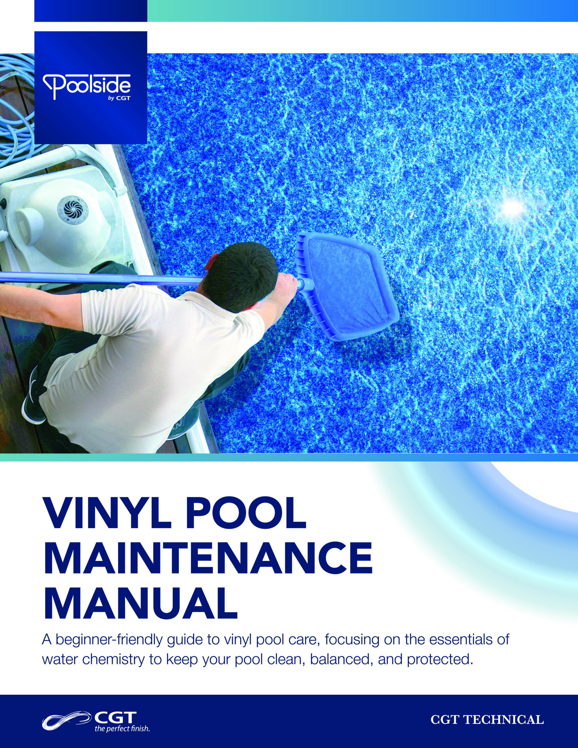 Maintenance manual cover CGT Vinyl Pool Care Manual